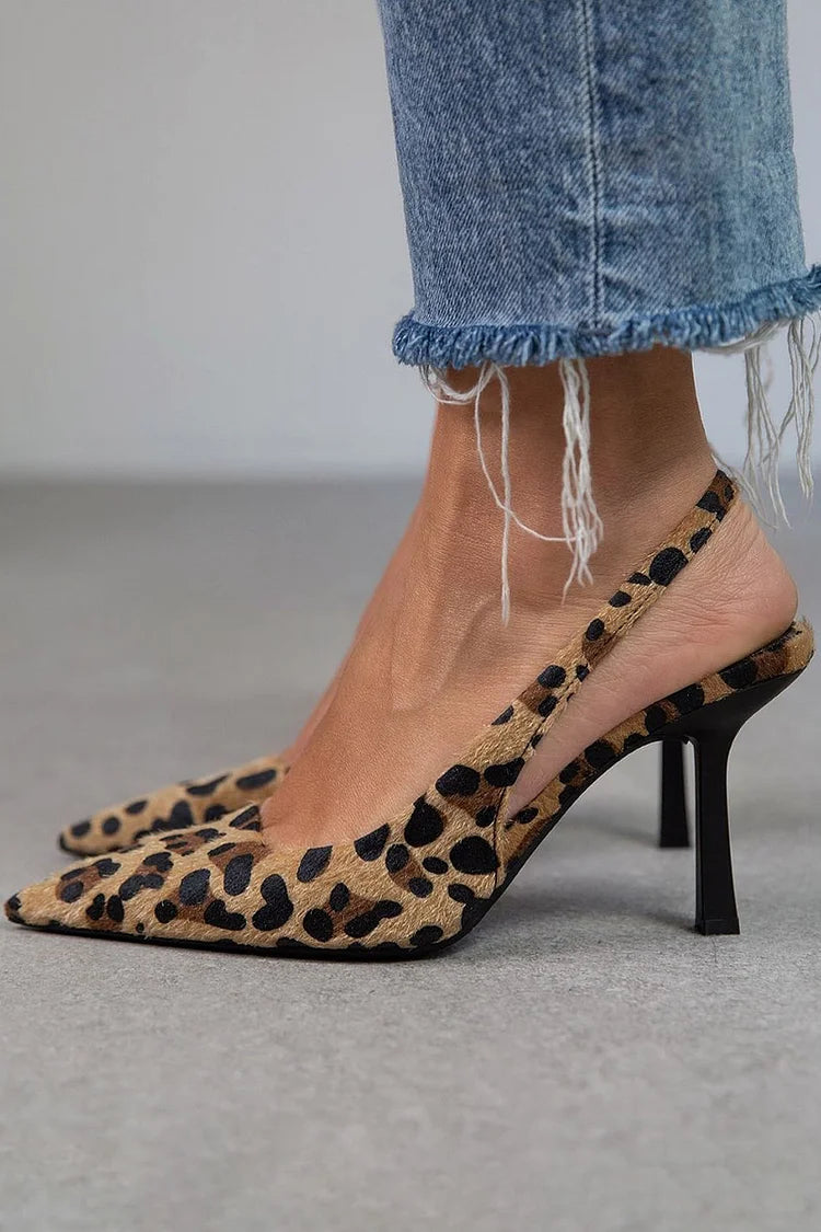 AMBRA – WILD POISE SLINGBACK PUMPS