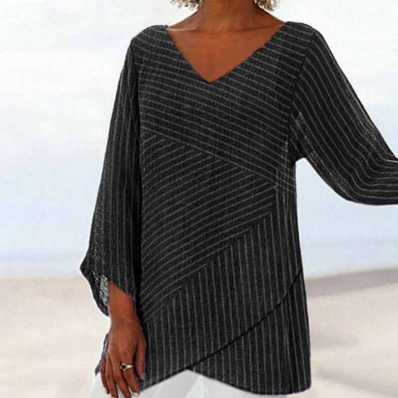 SERENYA – SOFT LINES DRAPED TOP