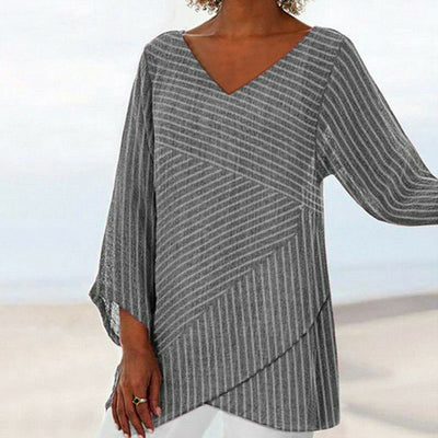 SERENYA – SOFT LINES DRAPED TOP