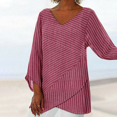 SERENYA – SOFT LINES DRAPED TOP