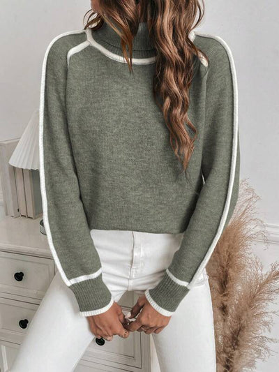 SUZANNE - ELEGANT AND WARM-LINED SWEATER