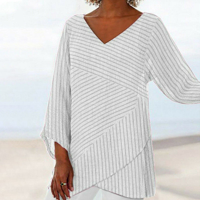 SERENYA – SOFT LINES DRAPED TOP