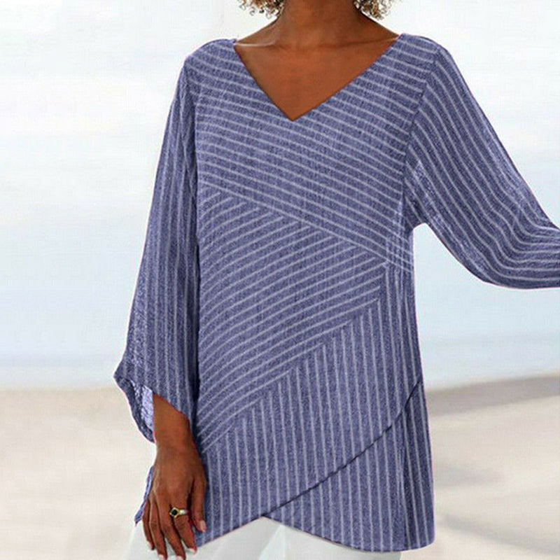 SERENYA – SOFT LINES DRAPED TOP