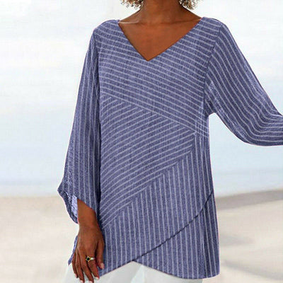 SERENYA – SOFT LINES DRAPED TOP