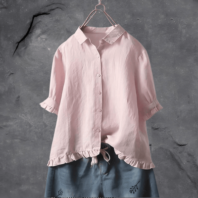 Cara – timeless elegance button-up shirt
