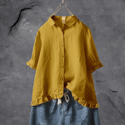 Cara – timeless elegance button-up shirt