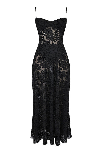 PAULETTE - LONG CORSET DRESS