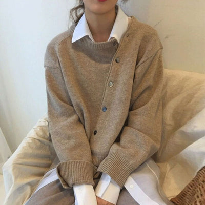 LINDA - CASHMERE VEST WITH ASYMMETRICAL BUTTONS