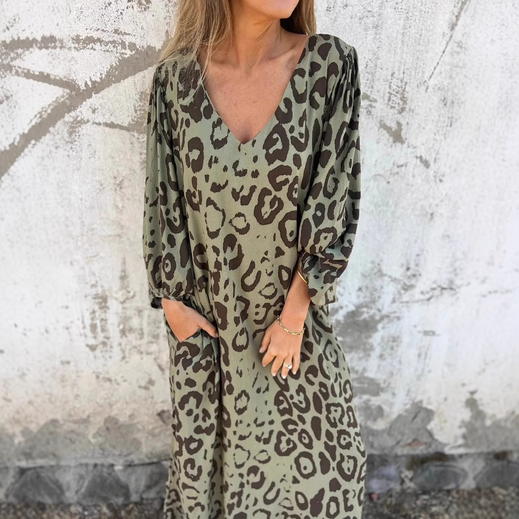 DENISE – WILD ELEGANCE PRINTED DRESS