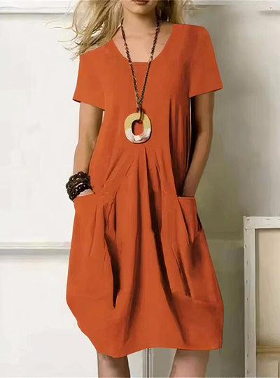 FRITZIE – FLATTERING FLOW WAIST-SMOOTHING DRESS