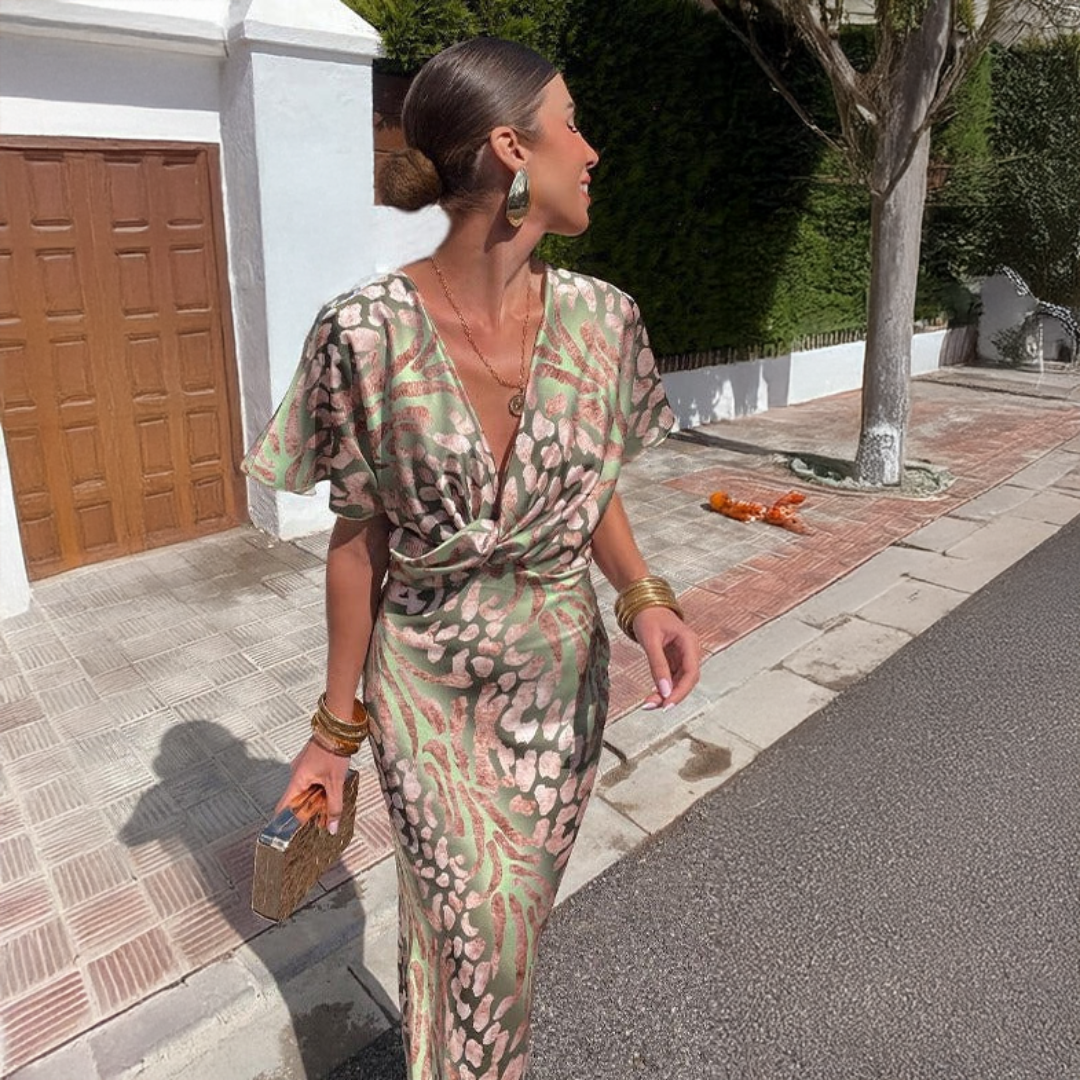 GINEVRA – DRAPED SILHOUETTE ELEGANCE DRESS