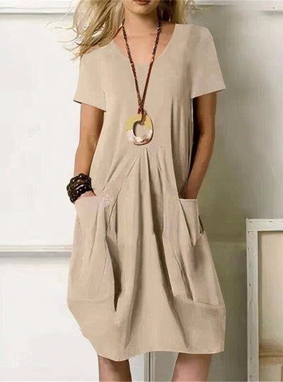 FRITZIE – FLATTERING FLOW WAIST-SMOOTHING DRESS