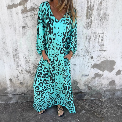 DENISE – WILD ELEGANCE PRINTED DRESS