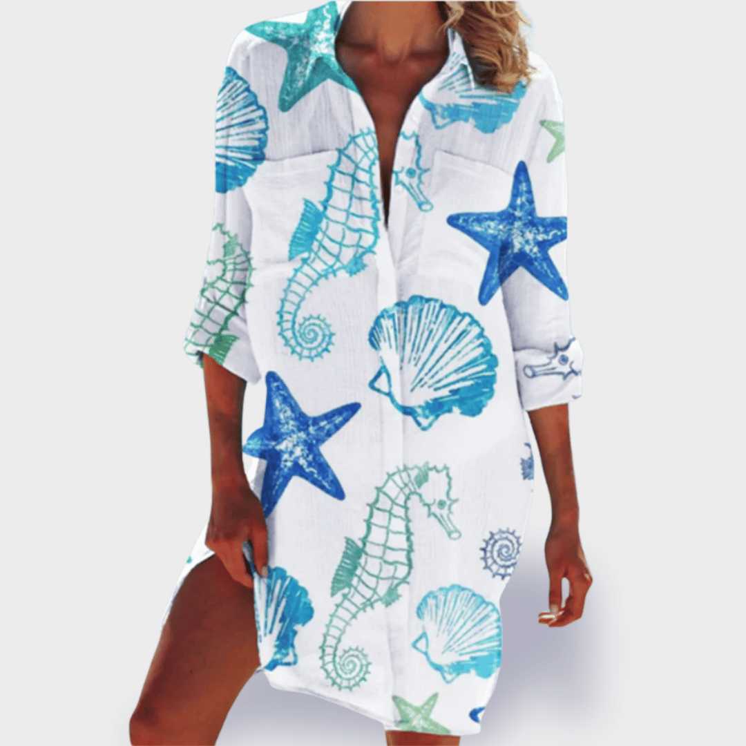 BRIGITTE – SUNLIT HUES SUMMER DRESS