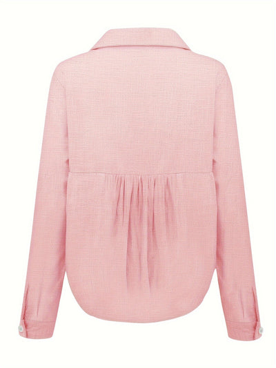 ELISE - LONG SLEEVE LINEN SHIRT