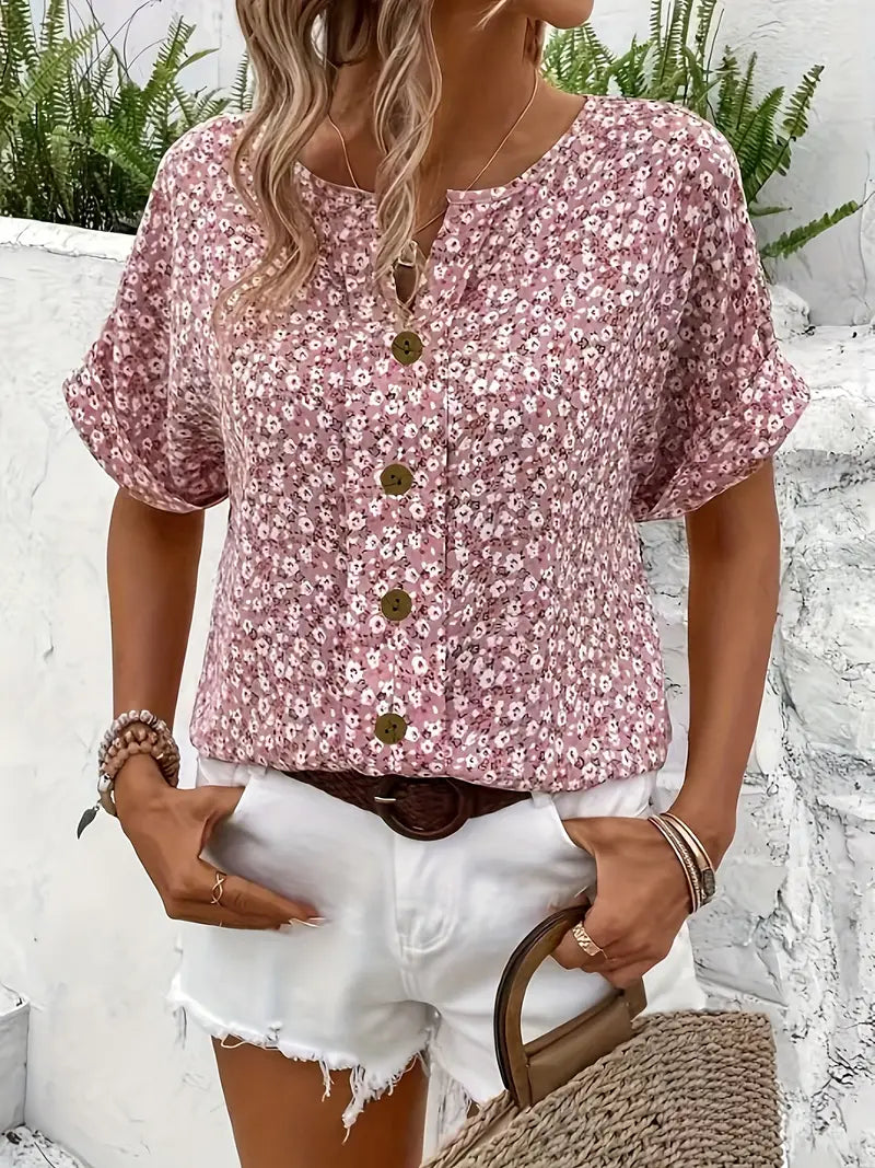 VERNA – CHIC BLOUSE WITH A BLOSSOMING TOUCH
