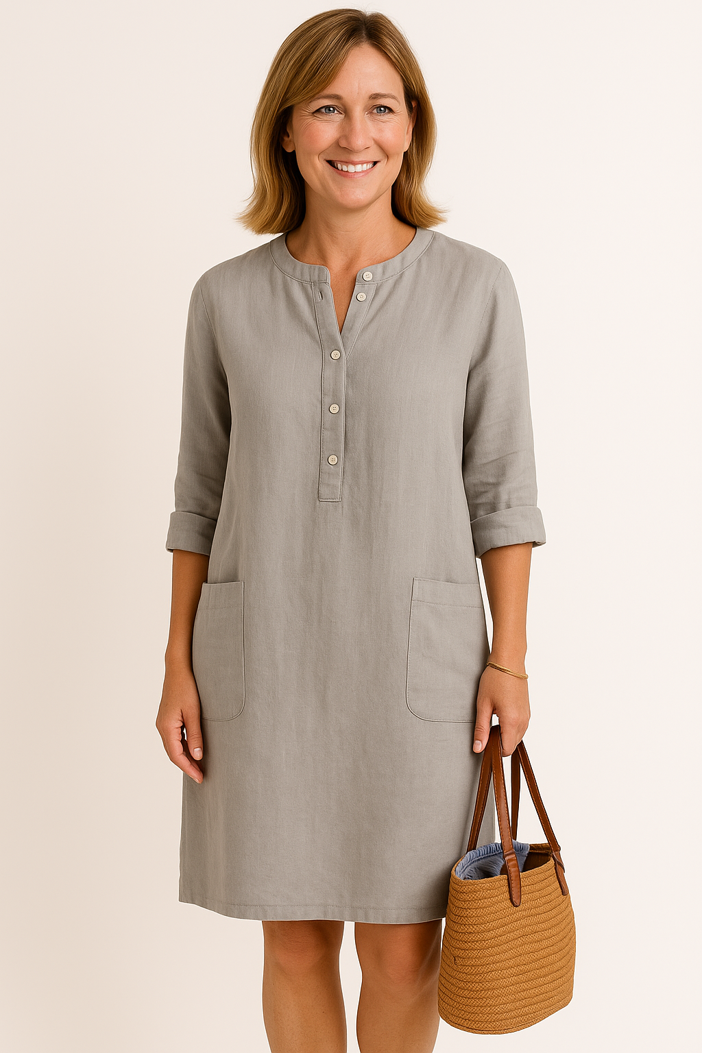 LUNA – BREEZY CHARM LINEN DRESS