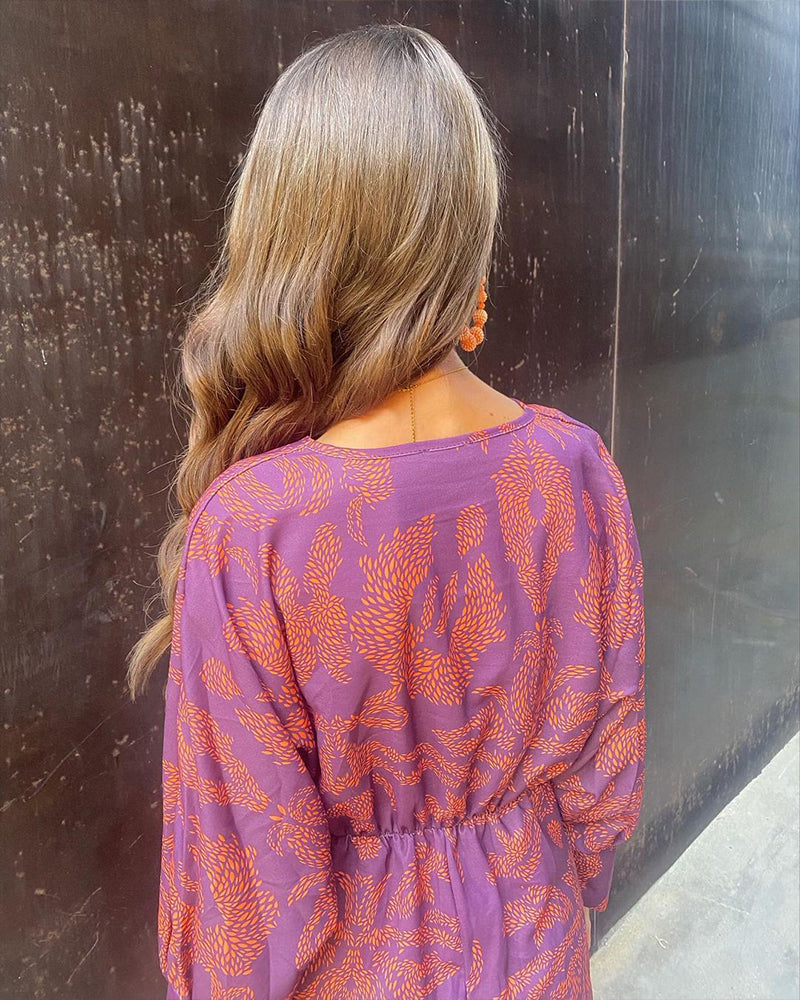 LEYA – PAINTED GRACE MIDI DRESS