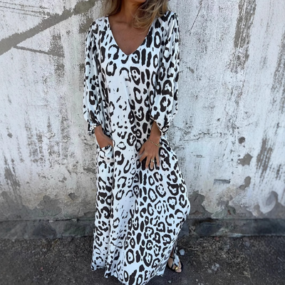 DENISE – WILD ELEGANCE PRINTED DRESS