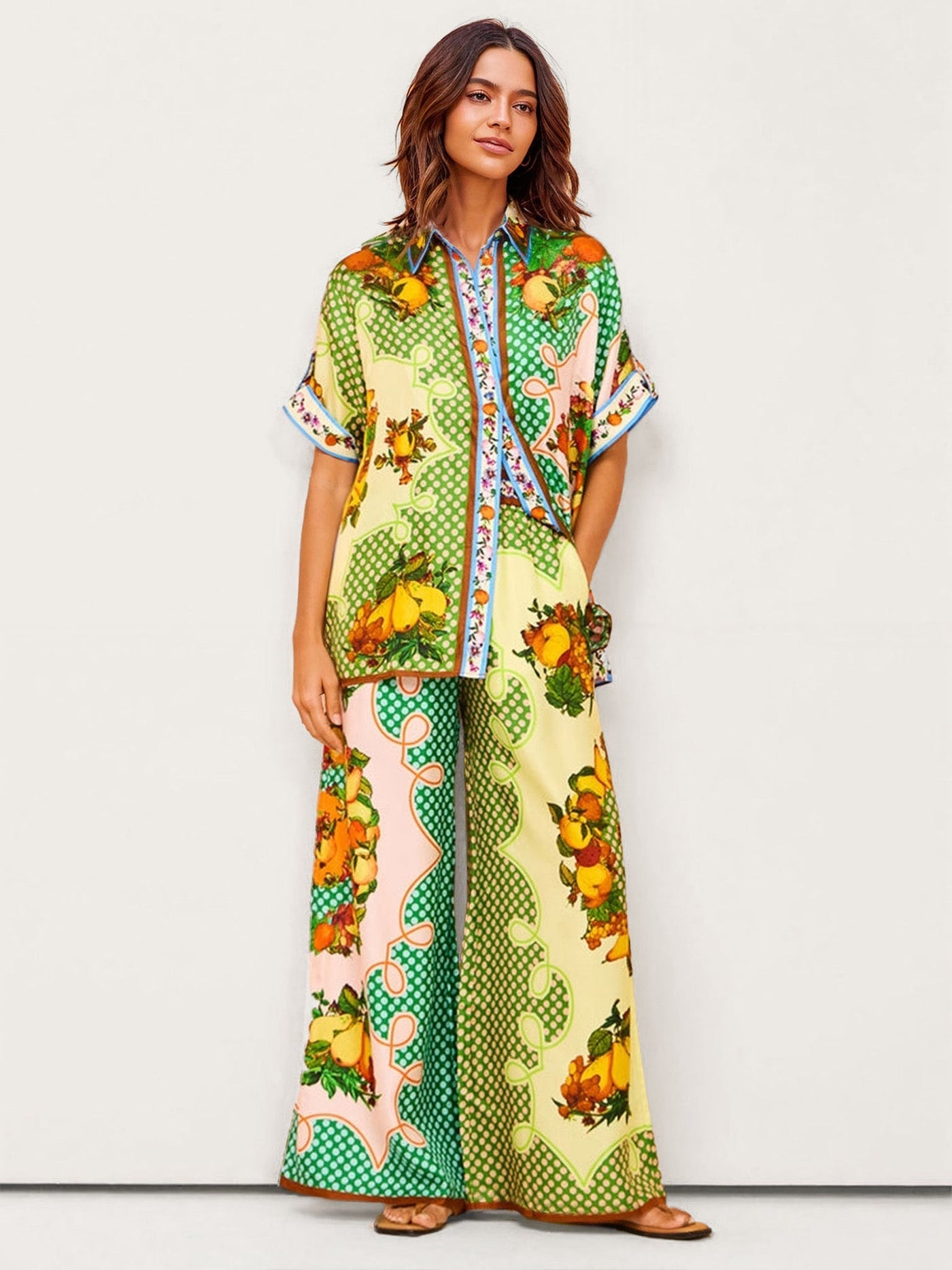 LEMON – VINTAGE GRAFFITI PRINT SET IN PLAYFUL HUES