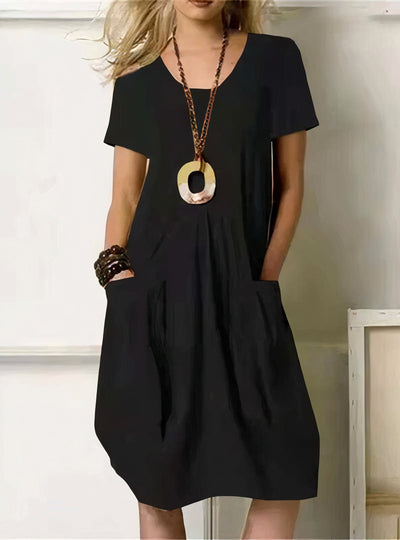 FRITZIE – FLATTERING FLOW WAIST-SMOOTHING DRESS