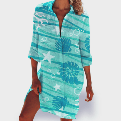 BRIGITTE – SUNLIT HUES SUMMER DRESS