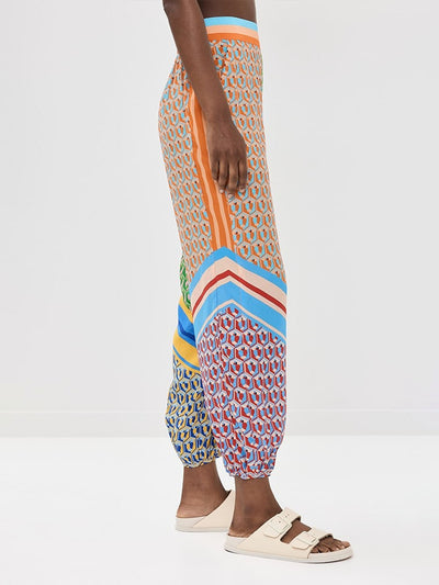 BLOOM – COLORBLOCK GEOMETRIC SET IN EFFORTLESS DRAPE