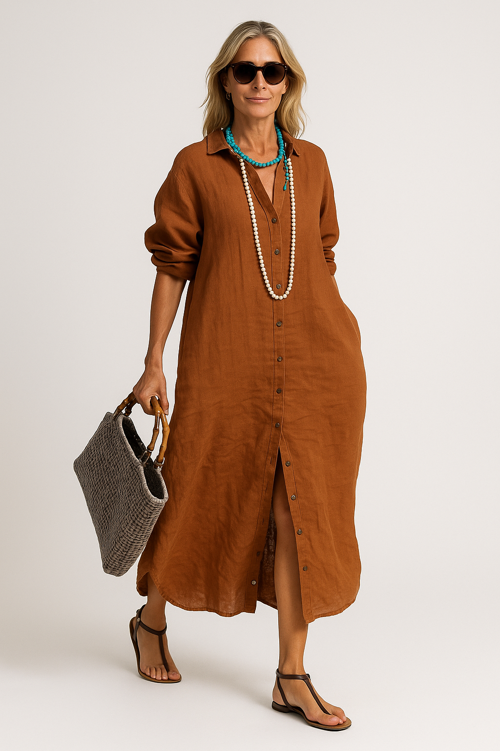 LUNA – AIRY LINEN EASE DRESS