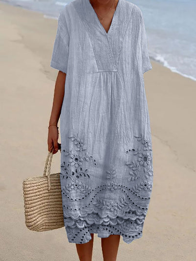 EVESSA – SUNLIT BLOOM PRINTED DRESS