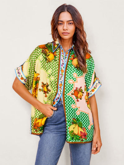 LEMON – VINTAGE GRAFFITI PRINT SET IN PLAYFUL HUES