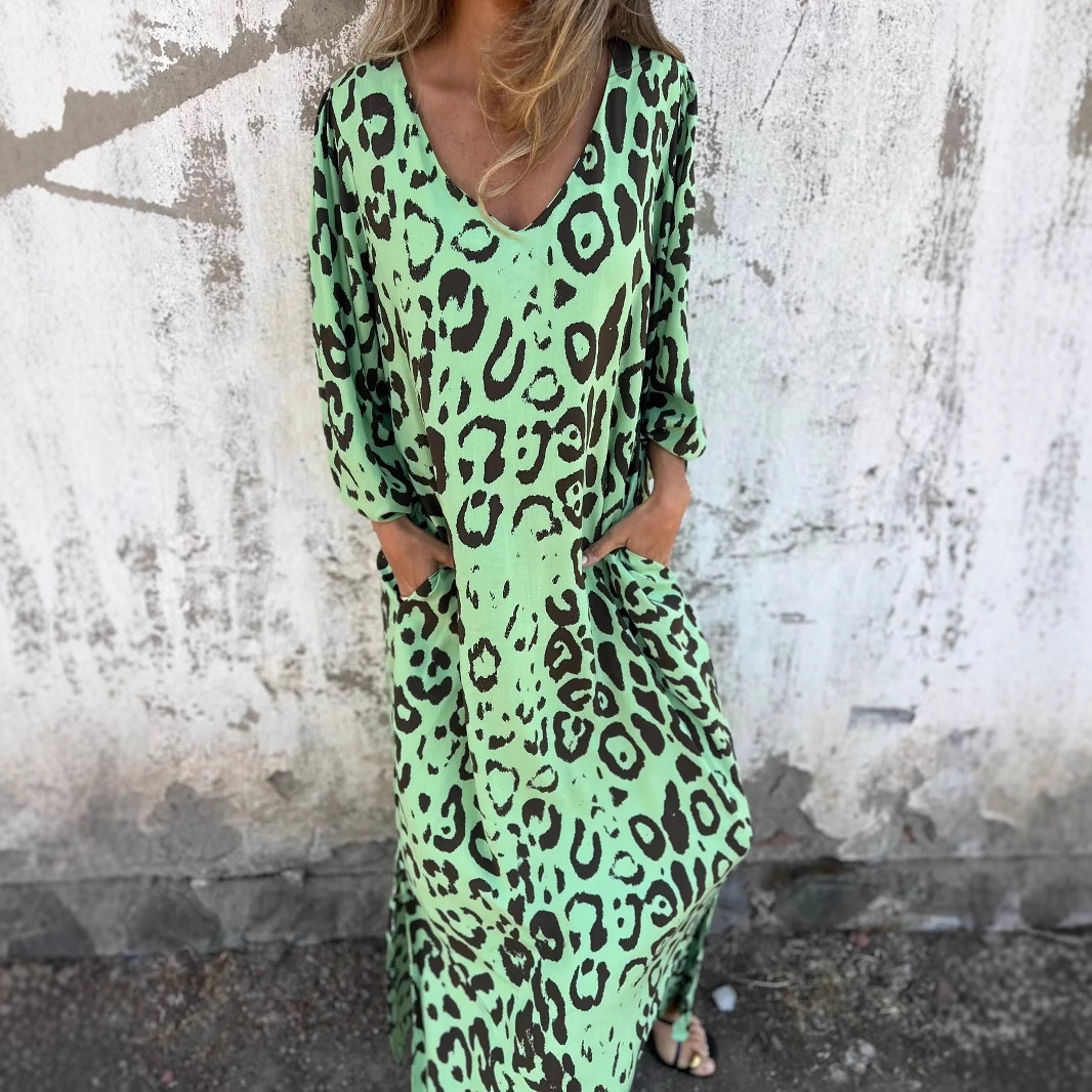 DENISE – WILD ELEGANCE PRINTED DRESS