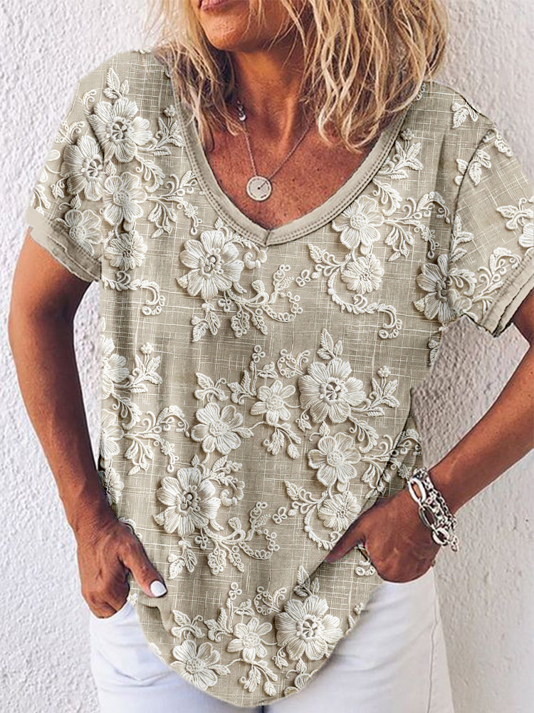 RENARA – PETAL HUSH RELAXED BLOUSE