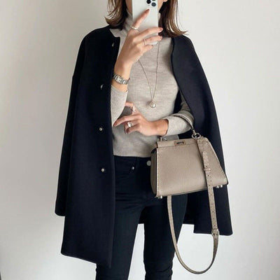 AIKO – TAILORED GRACE STRAIGHT COAT