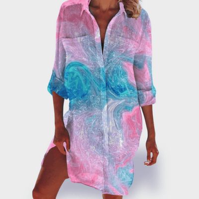 BRIGITTE – SUNLIT HUES SUMMER DRESS