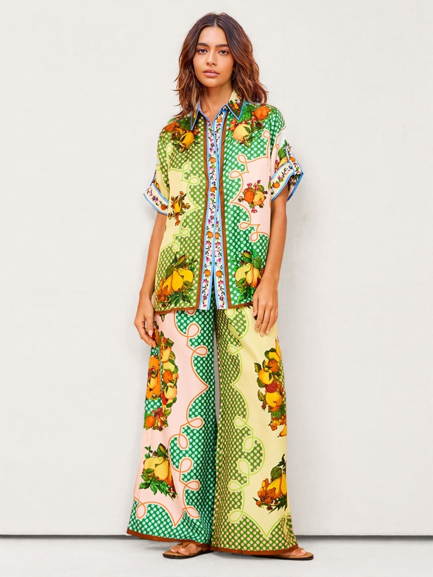 LEMON – VINTAGE GRAFFITI PRINT SET IN PLAYFUL HUES
