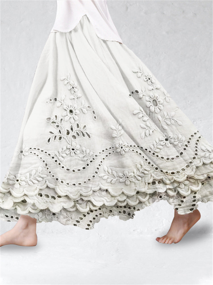 AURETTE – SUN-KISSED RHYTHM WRAP SKIRT