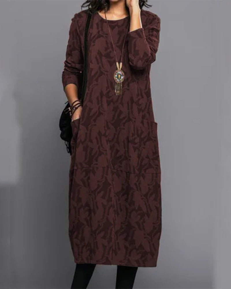 AMALIA – LONG DRESS WITH ELEGANT FIT