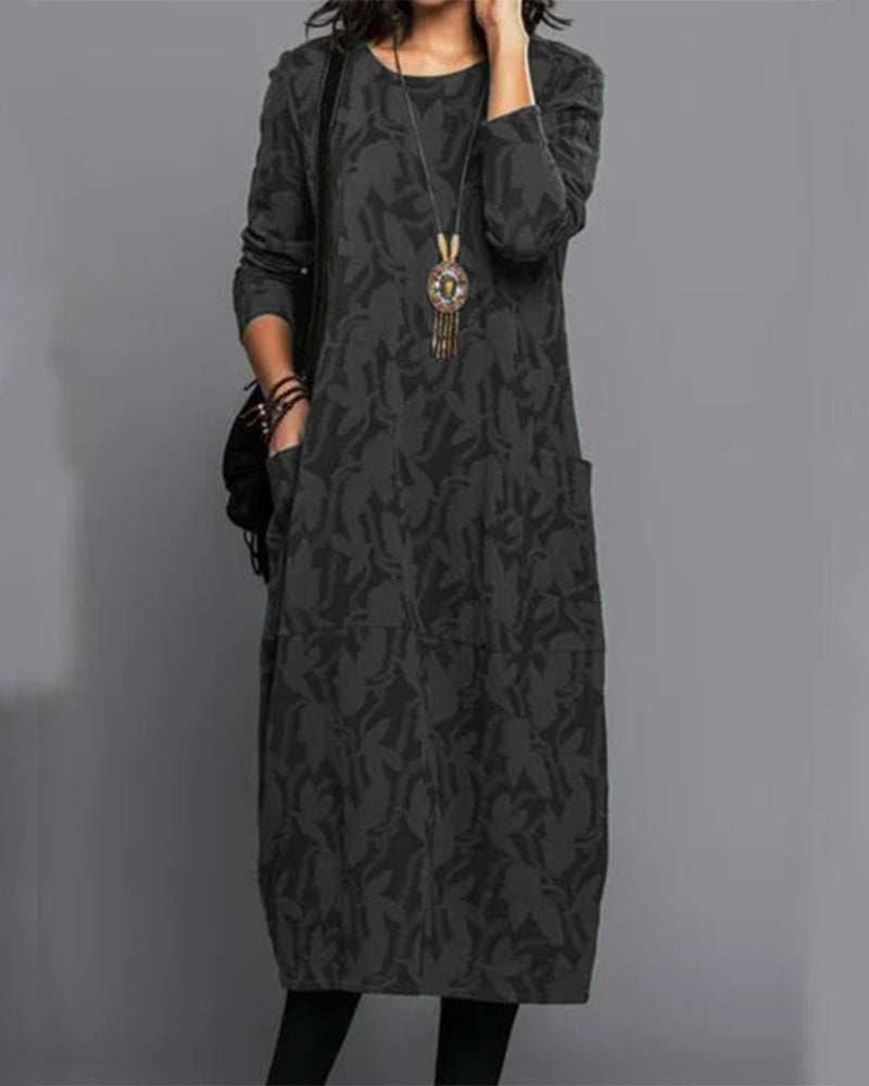 AMALIA – LONG DRESS WITH ELEGANT FIT