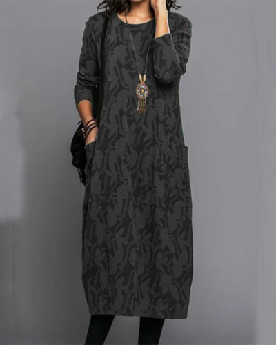 AMALIA – LONG DRESS WITH ELEGANT FIT