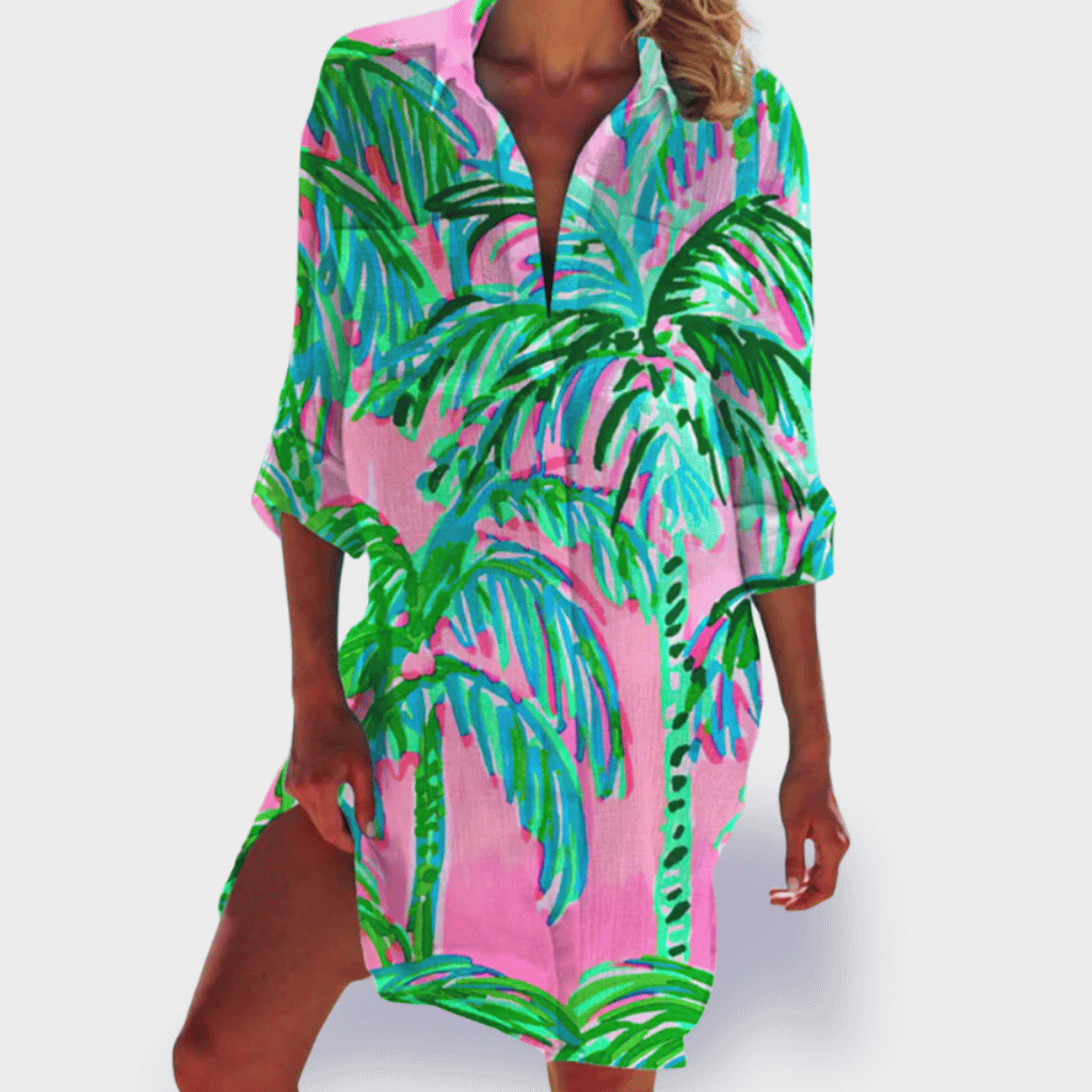 BRIGITTE – SUNLIT HUES SUMMER DRESS