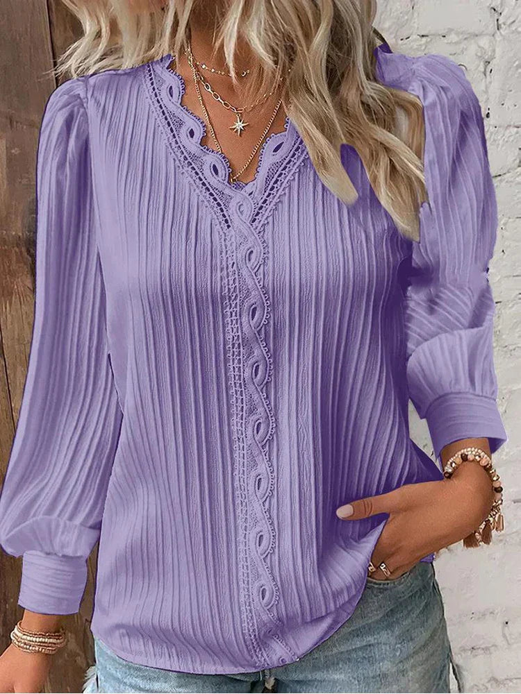 GAIL – WHISPERED ELEGANCE PRINT BLOUSE