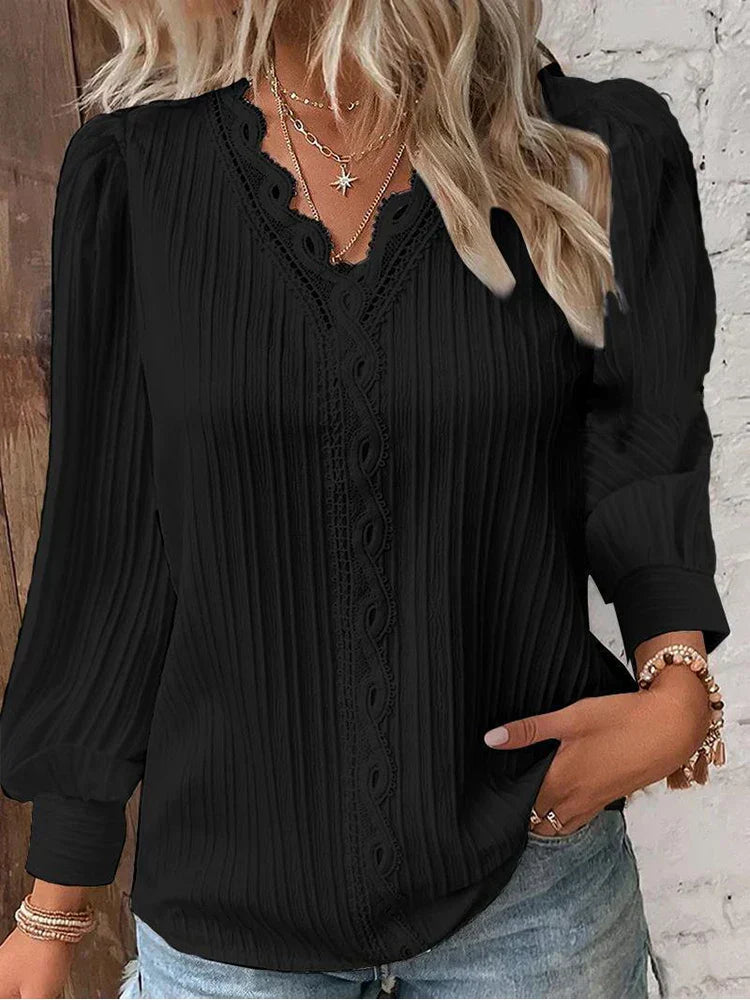 GAIL – WHISPERED ELEGANCE PRINT BLOUSE