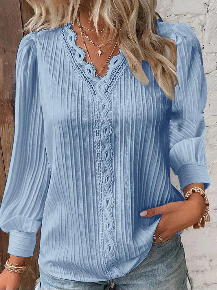 GAIL – WHISPERED ELEGANCE PRINT BLOUSE