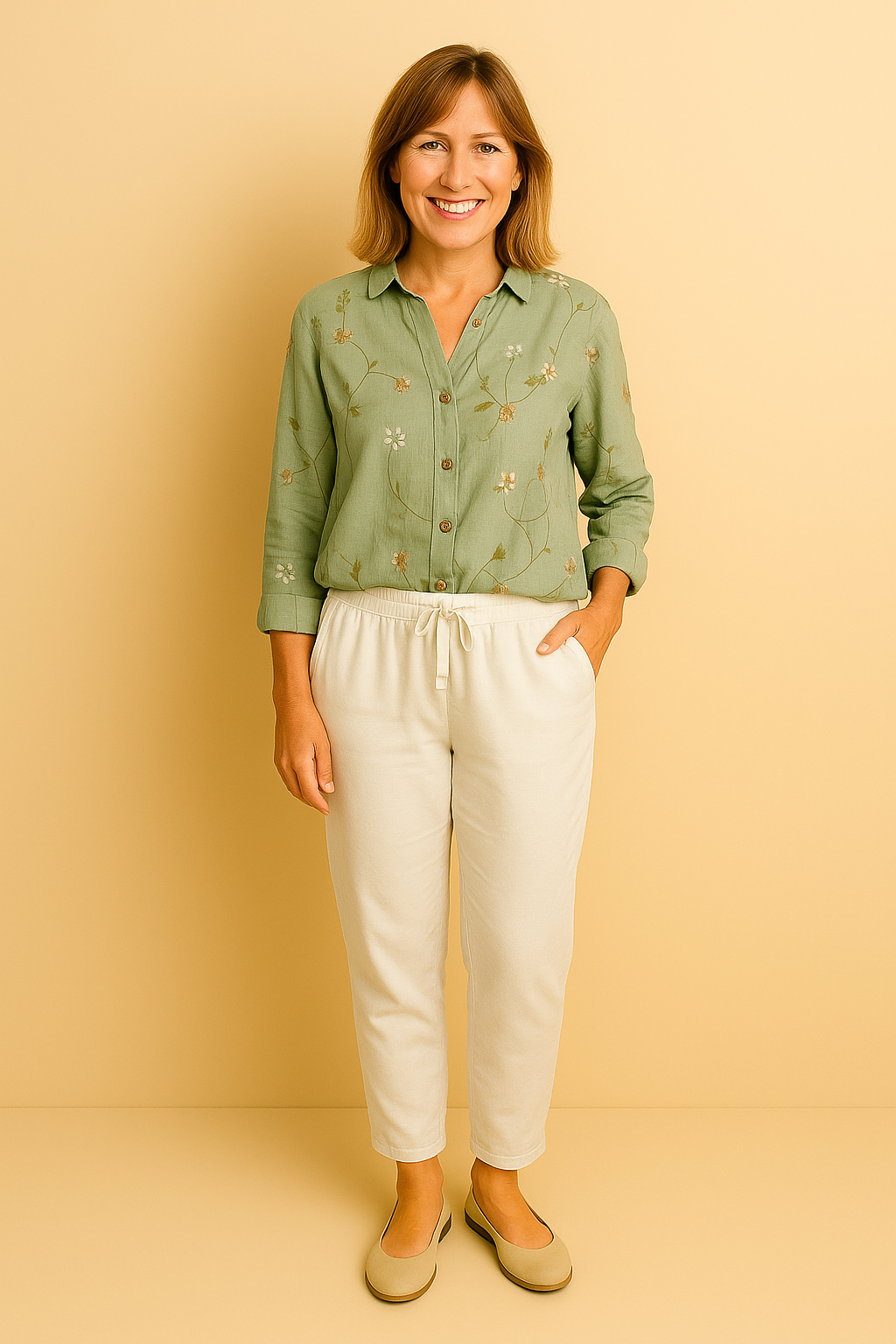 AVRIL – ELEGANT WHIMSY PRINTED BLOUSE
