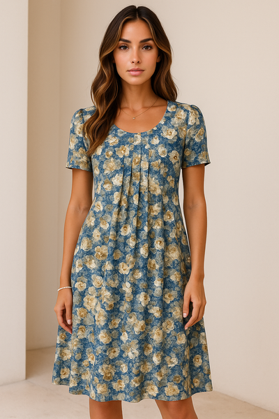CAROLINA – CHIC DRESS WITH A PLAYFUL PRINT FLAIR