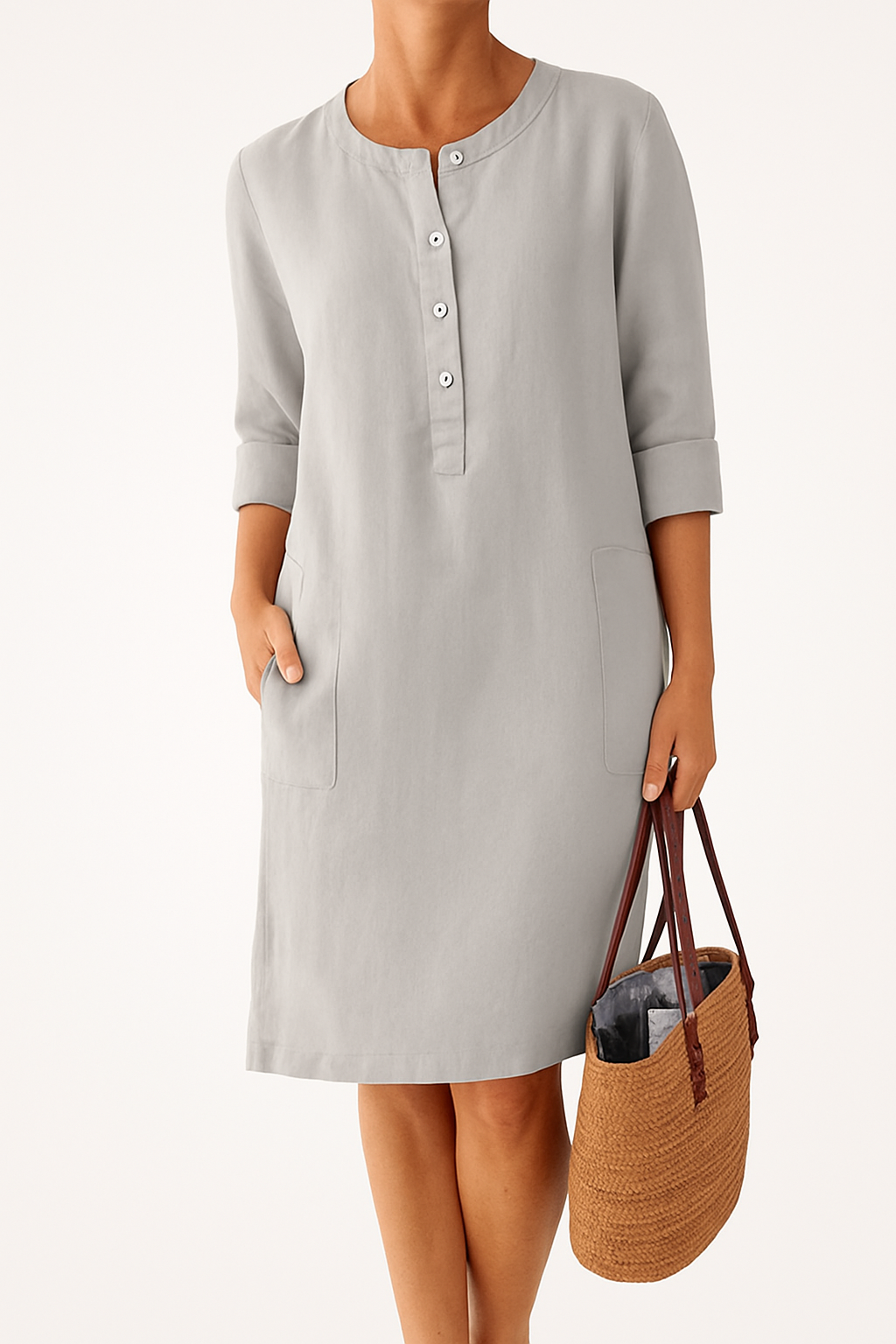LUNA – BREEZY CHARM LINEN DRESS