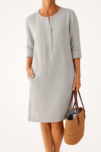 LUNA – BREEZY CHARM LINEN DRESS