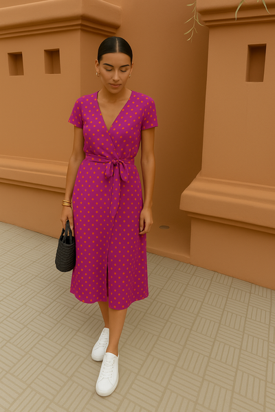 MARIELLA – SUN-DRENCHED ELEGANCE DAY DRESS