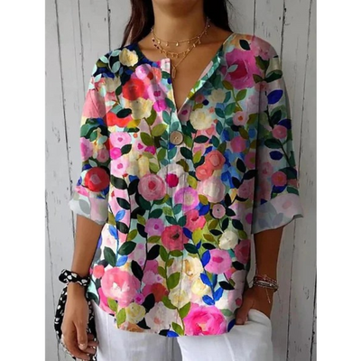 ARLENE – ELEGANT BLOSSOM POETRY BLOUSE