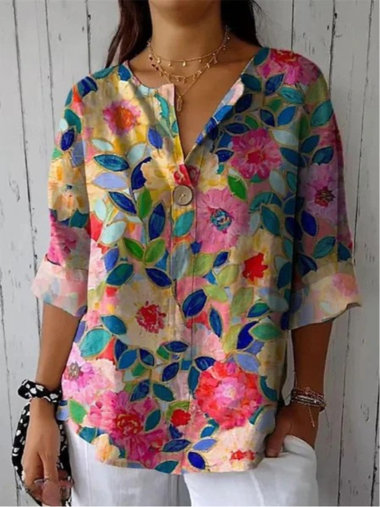 ARLENE – ELEGANT BLOSSOM POETRY BLOUSE